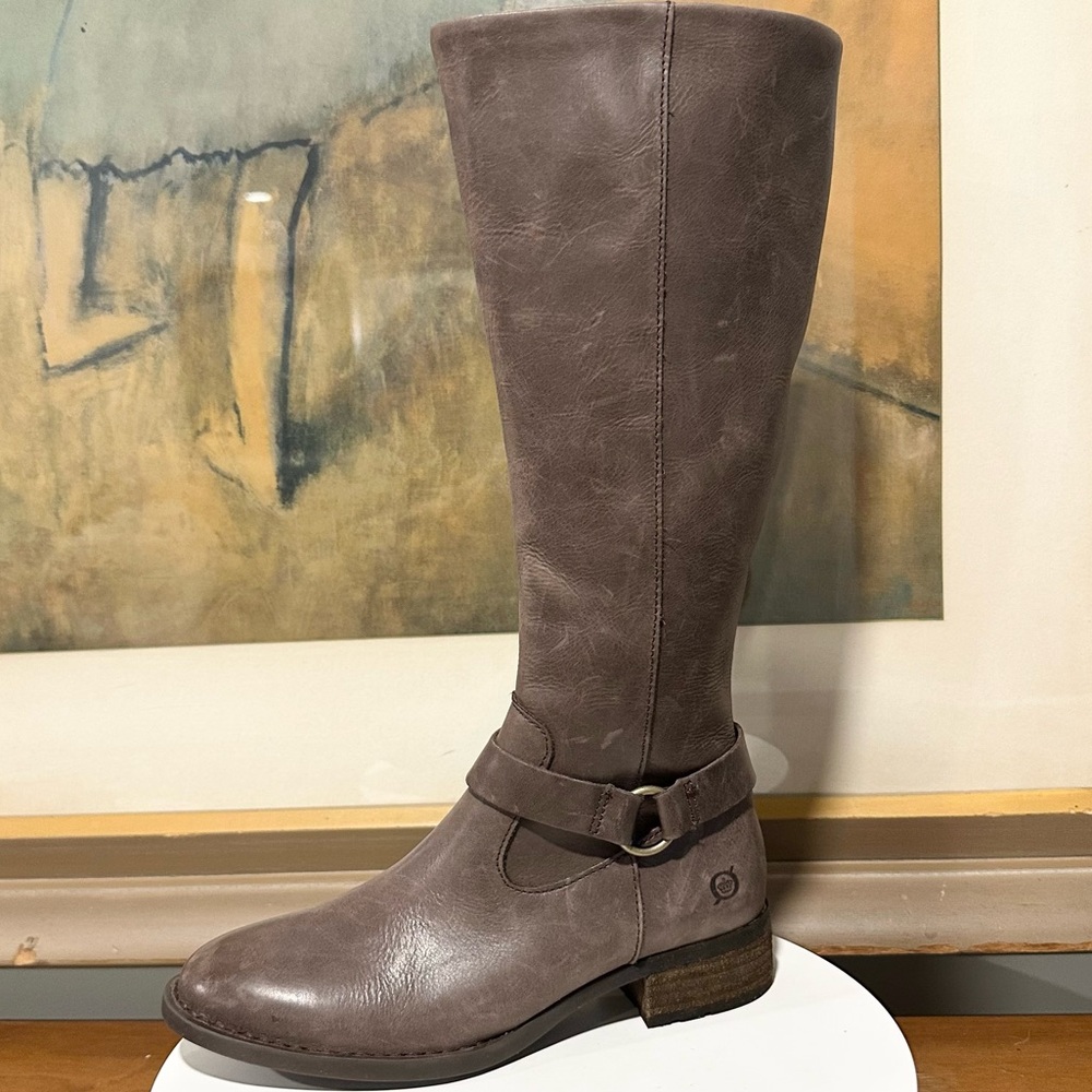 🌹BORN🌹 Saddler Tall Riding Boot Brown Size: 6M - Picture 2 of 14